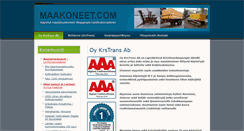 Desktop Screenshot of maakoneet.com