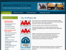 Tablet Screenshot of maakoneet.com